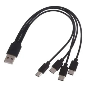 Кабелі Кабели ^/--/^ Кабель розгалужувач USB на 2 USB-C 4-в-1 | Y-спліттер Мама-Папа для зарядки та передачі даних ^_^^^ Кабель разветвитель USB на 2 USB-C 4-в-1 | Y-сплиттер Мама-Папа для зарядки и передачи данных - фото фото фото
