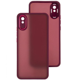 Чохли, бампера Чехлы, бампера ^/--/^ Чохол Fiji Lens для Xiaomi Redmi 9 /--/ A бампер матовий з захистом блока камер Wine Red ^_^^^ Чехол Fiji Lens для Xiaomi Redmi 9 /--/ A бампер матовый с защитой блока камер Wine Red - фото фото фото