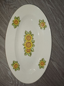 Статуетки, Скульптури, Фігурки, Фарфор Статуэтки, Скульптуры, Фигурки, Фарфор ^/--/^ Блюдо Буды 36 на 22 /--/ см СССР ^_^^^ Блюдо Буди 36 на 22 /--/ см СРСР - фото фото фото