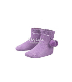 Колготки, шкарпетки, гольфи Колготки, носки, гольфы ^/--/^ Носки детские вязанные хлопок с помпонами Condor  12-18 мес ^_^^^ Шкарпетки дитячі в'язані бавовни з помпонами Condor 12-18 міс - фото фото фото