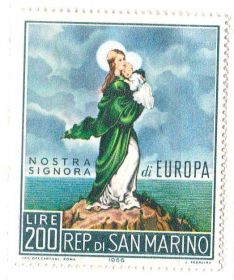 Малі Держави Європи Малые Государства Европы ^/--/^ ZM Сан Марино 1966 г MNH - - искусство ^_^^^ ZM Сан Марино 1966 MNH - мистецтво - фото фото фото
