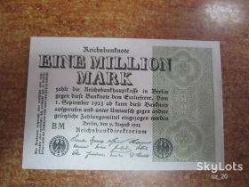 Німеччина Германия ^/--/^ ГЕРМАНИЯ.ГЕРМАНИЯ 1 000000 МАРОК 1923 Г ^_^^^ Німеччина 1 000 000 Марк 1923 - фото фото фото