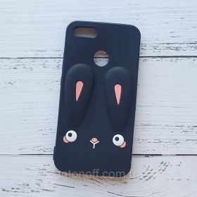 Чохли, бампера Чехлы, бампера ^/--/^ Чохол для Xiaomi Mi A /--/ 1, Xiaomi Mi 5 /--/ x силіконовий, чорний, 3 /--/ D Rabbit ^_^^^ Чехол для Xiaomi Mi A /--/ 1, Xiaomi Mi 5 /--/ x силиконовый, черный, 3 /--/ D Rabbit - фото фото фото