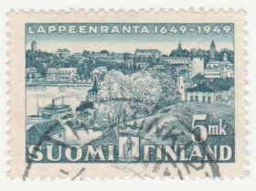 Скандинавія Скандинавия ^/--/^ Финляндия 1949 г. № 380 гашеная ^_^^^ Фінляндія 1949 р. No 380 гашена - фото фото фото