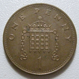 Єлизавета II (після ) Елизавета II (после ) ^/--/^ Велика Британія 1 пенні 1992 року Магнітна 43086 ^_^^^ Великобритания 1 пенни 1992 года Магнитная 43086 - фото фото фото