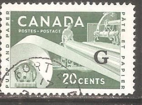 Північна Америка Северная Америка ^/--/^ Канада 1956 Sc.o /--/ 45 гаш. - фото фото фото