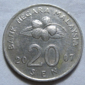 Малайзія Малайзия ^/--/^ Малайзія 20 сенів 2007 року #6 /--/ П /--/ 586 ^_^^^ Малайзия 20 сенов 2007 года #6 /--/ П /--/ 586 - фото фото фото