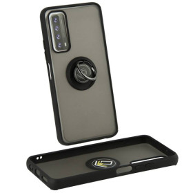 Чохли, бампера Чехлы, бампера ^/--/^ Чохол Fiji Colorframe для Huawei P Smart 2021 матовий бампер з кільцем підставкою Black ^_^^^ Чехол Fiji Colorframe для Huawei P Smart 2021 матовый бампер с кольцом подставкой Black - фото фото фото