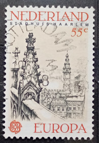 Архітектура Архитектура ^/--/^ Нидерланды 1978 г - «Европа»  (CEPT). Ратуша. город Харлем  (Stadhuis Haarlem), гаш ^_^^^ Нідерланди 1978 — «Європа» (CEPT). Ратуша. місто Харлем (Stadhuis Haarlem), гаш - фото фото фото