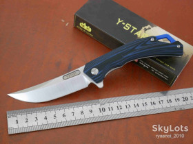 Ножі, мультітули Ножи, мультитулы ^/--/^ Y-START LK /--/ 5027, D /--/ 2, G /--/ 10 Black &amp; Dark-Blue, подшипник, Tactical, Flipper, Liner Lock, EDC, Outdoor ^_^^^ Y-START LK /--/ 5027, D /--/ 2, G /--/ 10 Black &amp; Dark-Blue, підшипник, Tactical, Flipper, Liner Lock, EDC, Outdoor - фото фото фото
