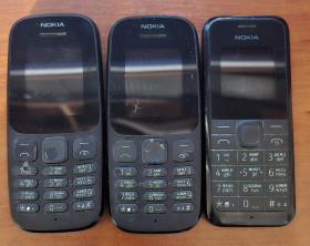 Nokia, Microsoft Nokia, Microsoft ^/--/^ три оригінальні кнопочні телефони Nokia 105 на 2 SIM-карти. ^_^^^ 3 оригинальные кнопочные телефоны Nokia 105 на 2 SIM-карты. - фото фото фото