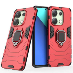 Чохли, бампера Чехлы, бампера ^/--/^ Чохол Fiji Ring для Xiaomi Redmi Note 13 броньований бампер з кільцем підставкою червоний ^_^^^ Чехол Fiji Ring для Xiaomi Redmi Note 13 бронирован бампер с кольцом подставкой красный - фото фото фото