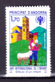 Фауна Фауна ^/--/^ NM Фауна  Андорра 1979 г MNH - овцы ^_^^^ NM Фауна Андорра 1979 MNH - вівці - фото фото фото