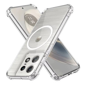 Чохли, бампера Чехлы, бампера ^/--/^ Чохол Fiji Proof для Motorola Edge 50 Pro прозорий бампер з посиленими бортами Transparent ^_^^^ Чехол Fiji Proof для Motorola Edge 50 Pro прозрачный бампер с усиленными бортами Transparent - фото фото фото
