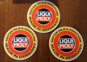 Наліпки, емблеми Наклейки, эмблемы ^/--/^ Наклейка Motor Oils &amp; Additives LIQUI MOLY Made in Germany ^_^^^ Motor Oils &amp; Additives LIQUI MOLY Made in Germany - фото фото фото
