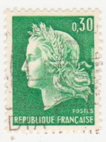 Франція Франция ^/--/^ Франция  1969 г. № 1642 гашеная ^_^^^ Франція 1969 р. No 1642 гашена - фото фото фото