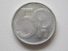 Чехія Чехия ^/--/^ Чехия 50 геллеров 1993 года 29629 ^_^^^ Чехія 50 геллерів 1993 року 29629 - фото фото фото