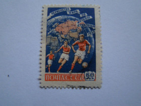 СРСР - СССР - ^/--/^ СССР, Михель, 2009. 2089 /--/ А. VI первенство мира по футболу в Швеции. ^_^^^ СРСР, Міхель, 2009. 2089 /--/ А. VI першість світу з футболу в Швеції. - фото фото фото