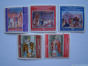 Інші країни Другие страны ^/--/^ Болгария, Михель 2009  (Юговост. Европа), 2860-2864, Живопись Базилики Св. Климента. ^_^^^ Болгарія, Міхель 2009 (Південна Європа), 2860-2864, Живопис Базилики Св. Климента. - фото фото фото