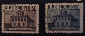 Балканський півострів Балканский полуостров ^/--/^ Албания 1960 г. № 604-605 серия гашеная ^_^^^ Албанія 1960 р. No 604-605 серія гашена - фото фото фото