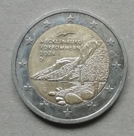 Інше Другое ^/--/^ Германия 2 евро 2024 Мекленбург-Передняя Померания =D ^_^^^ Німеччина 2 євро 2024 Мекленбург-Передня Померанія = D - фото фото фото