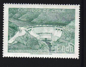 Південна Америка Южная Америка ^/--/^ NM Чили 1969 г  MNH - плотина ^_^^^ NM Чилі 1969 MNH - гребля - фото фото фото