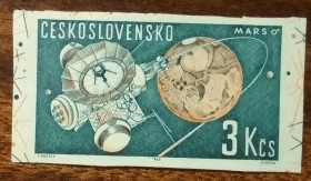 Чехословаччина Чехословакия ^/--/^ Чехословакия Космические исследования 1963 ^_^^^ Чехословаччина Космічні дослідження 1963 - фото фото фото