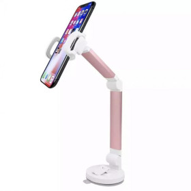 Інше Другое ^/--/^ Тримач для телефонів на присосці 360 Long Handle Folding Rose Gold ^_^^^ Держатель для телефонов на присоске 360 Long Handle Folding Rose. - фото фото фото