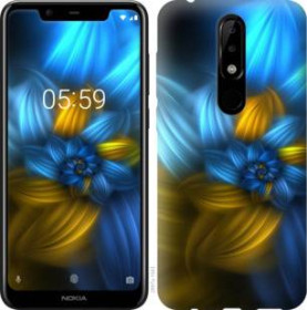 Чохли, бампера Чехлы, бампера ^/--/^ Чехол на Nokia 5.1 Plus Узор 46 2897 /--/ u-1543 - фото фото фото