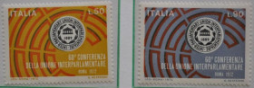 Інше Другое ^/--/^ Италия Межпарламентская конференция 1972 MNH ^_^^^ Італія Міжпарламентська конференція 1972 MNH - фото фото фото