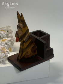 Статуетки, Скульптури, Фігурки, Фарфор Статуэтки, Скульптуры, Фигурки, Фарфор ^/--/^ 80-ті Підставка дерев&amp;apos;яна собака ретро ручна робота сувенір Н /--/ 2293  Чарівна ^_^^^ 80-е Подставка деревянная собака ретро ручная работа сувенир Н /--/ 2293 Волшебная - фото фото фото