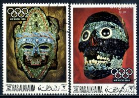 Спорт Спорт ^/--/^ Рас-эль-Хайма. Олимпиада (серия, авио) 1969 г. ^_^^^ Рас-ель-Хайма. Олімпіада (серія, авіо) 1969 р. - фото фото фото