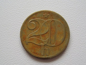 Чехословаччина Чехословакия ^/--/^ Чехословакия 20 геллеров 1974 года 25132 ^_^^^ Чехословаччина 20 геллерів 1974 25132 - фото фото фото