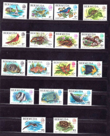 Фауна Фауна ^/--/^ NM Фауна .  Бермуды / Бермудские о-ва / Bermuda 1978 г ** серия - птицы , рыбы ^_^^^ NM Фауна . Бермуди / Бермудські о-ви / Bermuda 1978 г ** серія - птахи, риби - фото фото фото
