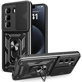 Чохли, бампера Чехлы, бампера ^/--/^ Чохол Fiji Camera Defence для Infinix Hot 50 Pro (X /--/ 6881) бампер із захистом камери та підставкою Bla ^_^^^ Чехол Fiji Camera Defence для Infinix Hot 50 Pro (X /--/ 6881) бампер с защитой камеры и подставкой Bla - фото фото фото