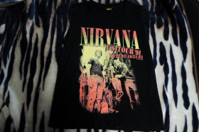 Сувенири Сувениры ^/--/^ NIRVANA Tour 91 Футболка Ireland      (M) Редкая ^_^^^ NIRVANA Tour 91 Футболка Ireland (M) Рідка - фото фото фото