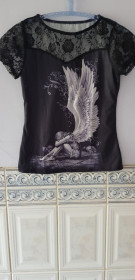 Футболки, майки Футболки, майки ^/--/^ Футболка  (60% polyester/40% spandex, ladies S, China) ^_^^^ Футболка (60% polyester/40% spandex, ladies S, China) - фото фото фото