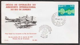 Америка Америка ^/--/^ Бразилия 1977 АЭРОПОРТ РИО ДЕ ЖАНЕЙРО АЭРОВОКЗАЛ АВИАЦИЯ ВОЗДУШНЫЙ ТРАНСПОРТ КПД Mi.1581 ^_^^^ Бразилія 1977 АЕРОПОРТ РІО ДЕ ЖАНЕЙРО АЕРОВОКЗАЛ АВІАЦІЯ ПОВНІШНІЙ ТРАНСПОРТ КПД Mi.1581 - фото фото фото