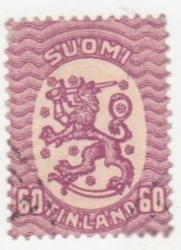 Скандинавія Скандинавия ^/--/^ Финляндия  1921 г. № 100 гашеная ^_^^^ Фінляндія 1921 р. No 100 гашена - фото фото фото