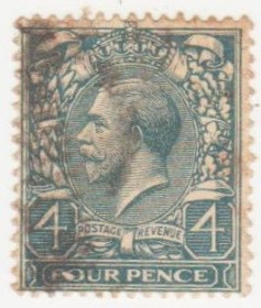 Великобританія Великобритания ^/--/^ Англия 1912  г..№ 133  гашеная ^_^^^ Англія 1912 р. No 133 гашена - фото фото фото