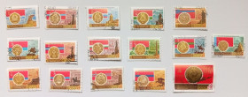 СРСР - СССР - ^/--/^ СССР 1967 50-летие Великого Октября, республики, гашеные (II) ^_^^^ СРСР 1967 50-річчя Великого Жовтня, республіки, гашені (II) - фото фото фото