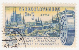 Чехословаччина Чехословакия ^/--/^ Чехословакия 1961 г № 1295 гашеная ^_^^^ Чехословаччина 1961 р. No 1295 гашена - фото фото фото