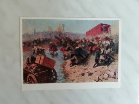 СРСР СССР ^/--/^ Первая конная под Воронежом Худ. М.Греков 1972 /--/ г. ^_^^^ Перша кінна під Воронежом Худ. М. Греков 1972. - фото фото фото