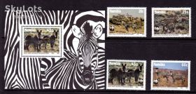 Фауна Фауна ^/--/^ Фауна . Намибия 1991 г MNH - зебра ^_^^^ Намібія 1991 MNH - зебра - фото фото фото