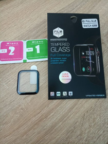 Плівки для екранів Пленки для экранов ^/--/^ Защитное стекло Full Glue Apple Watch 40 /--/ mm чёрное ^_^^^ Full Glue Apple Watch 40 /--/ mm чорне - фото фото фото