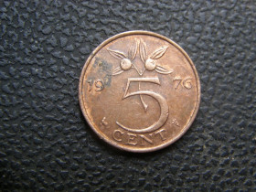 Нідерланди Нидерланды ^/--/^ 5 центов Нидерланды 1976 г ^_^^^ 5 центів Нідерланди 1976 - фото фото фото