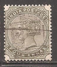 Індія Индия ^/--/^ Бр.Индия 1885 Sc.42 гаш. ^_^^^ Бр.Індія 1885 Sc.42 гаш. - фото фото фото