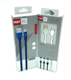 Кабелі Кабели ^/--/^ USB кабель / Дата кабель Fast Charge TC-105 black-box Type C White - фото фото фото
