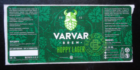 Етикетки Этикетки ^/--/^ Пивная этикетка   Частная пивоварня VARVAR  Hoppy lager  КИЕВ ^_^^^ Приватна пивоварня VARVAR Hoppy lager КИЇВ - фото фото фото