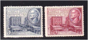 Чехословаччина Чехословакия ^/--/^ Чехословакия 1952 г  MNH - личности - Ленин ^_^^^ Чехословаччина 1952 MNH - особистості - Ленін - фото фото фото